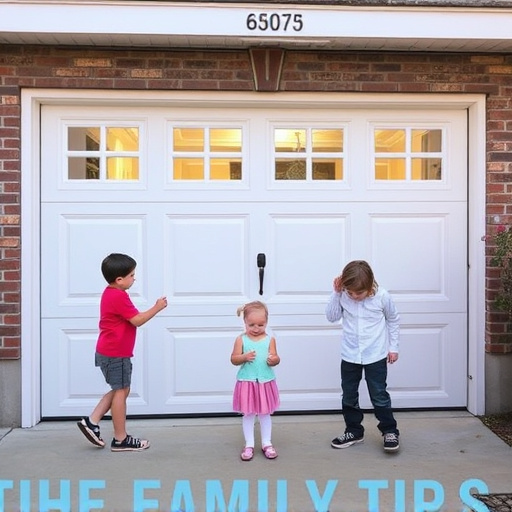 garage door safety tips for families with children