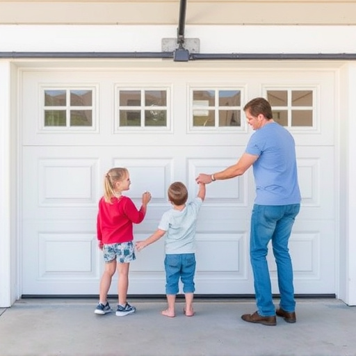 garage door safety tips for families with children