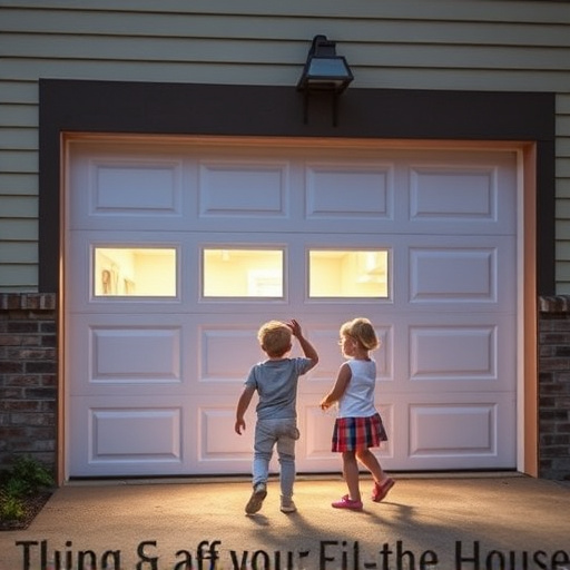 garage door safety tips for families with children