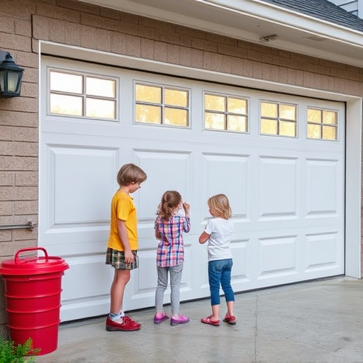 garage door safety tips for families with children