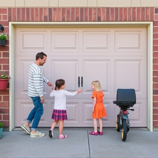 garage door safety tips for families with children