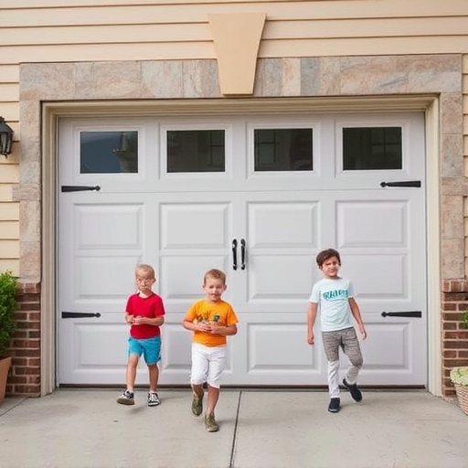 garage door safety tips for families with children