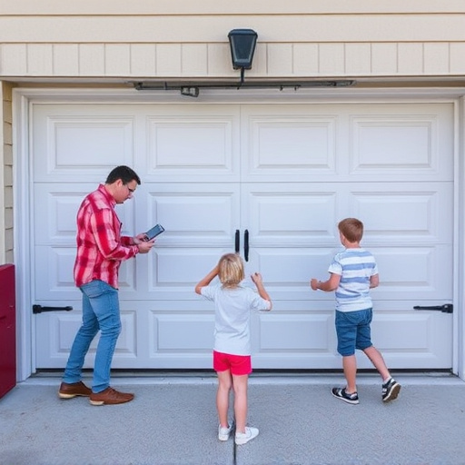 garage door safety tips for families with children