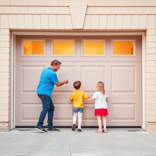garage door safety tips for families with children