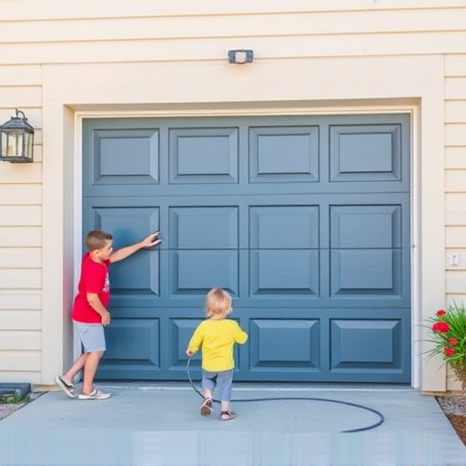 garage door safety tips for families with children