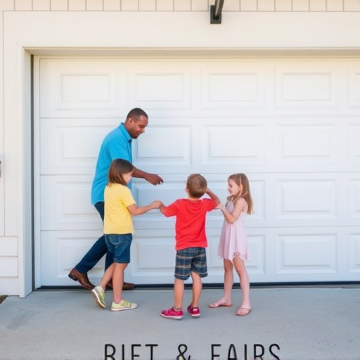 garage door safety tips for families with children