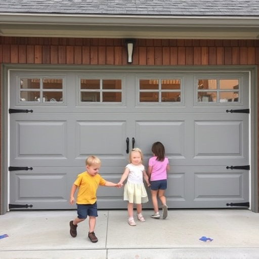 garage door safety tips for families with children