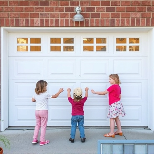 garage door safety tips for families with children