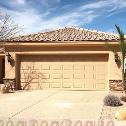 how dust and heat affect garage doors in the desert climate