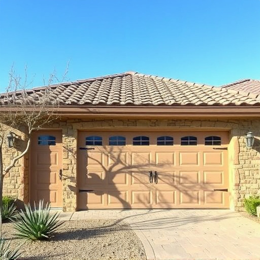 how dust and heat affect garage doors in the desert climate