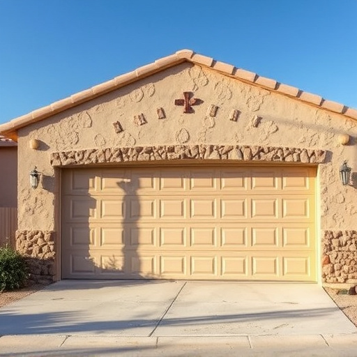 how dust and heat affect garage doors in the desert climate