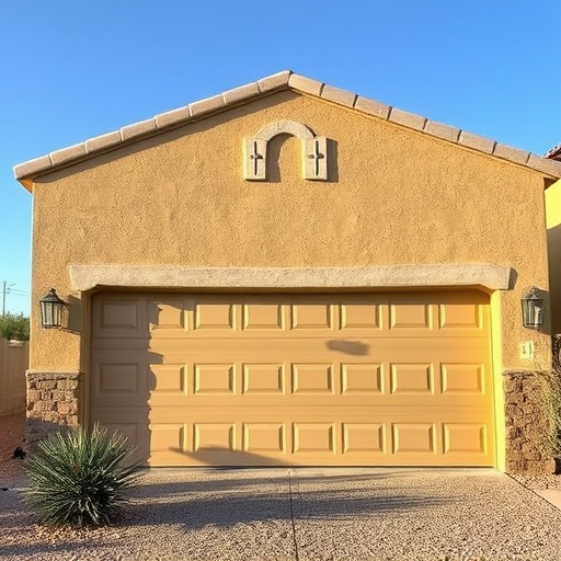 how dust and heat affect garage doors in the desert climate