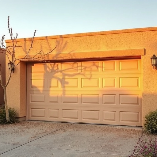 how dust and heat affect garage doors in the desert climate