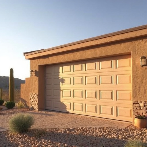 how dust and heat affect garage doors in the desert climate