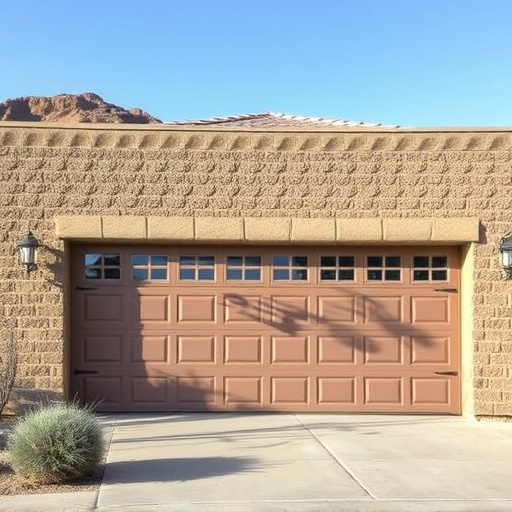 how dust and heat affect garage doors in the desert climate