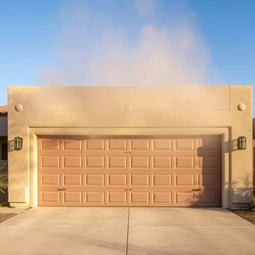 how dust and heat affect garage doors in the desert climate