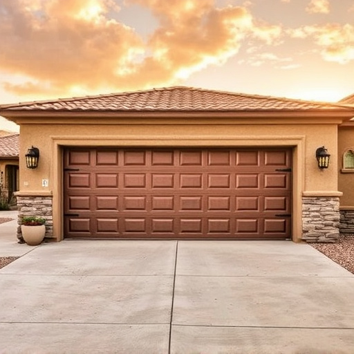how dust and heat affect garage doors in the desert climate