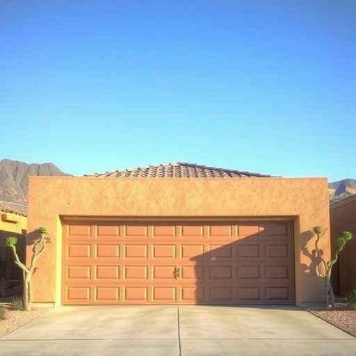 how dust and heat affect garage doors in the desert climate