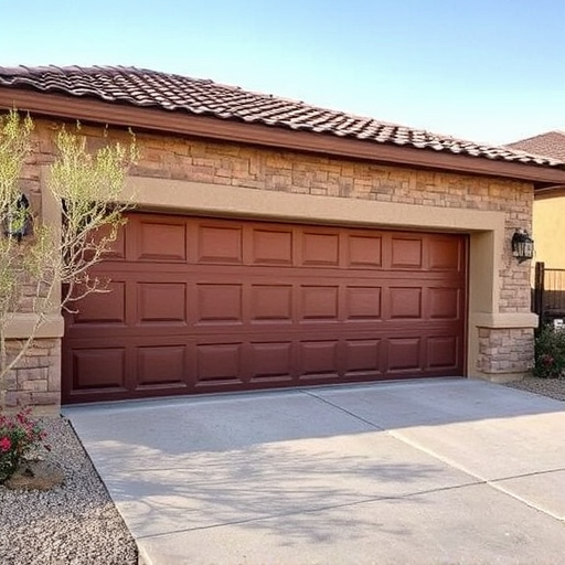 how dust and heat affect garage doors in the desert climate