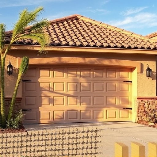 how dust and heat affect garage doors in the desert climate