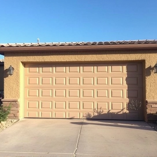 how dust and heat affect garage doors in the desert climate