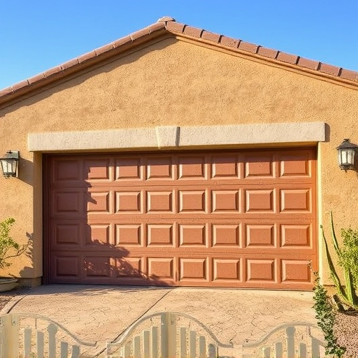 how dust and heat affect garage doors in the desert climate