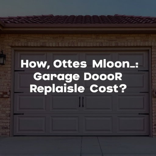 how much does garage door spring replacement cost in Tucson