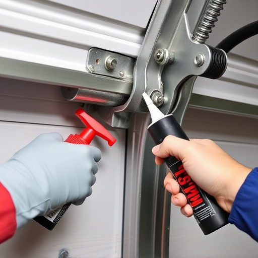how to lubricate garage door rollers and hinges safely