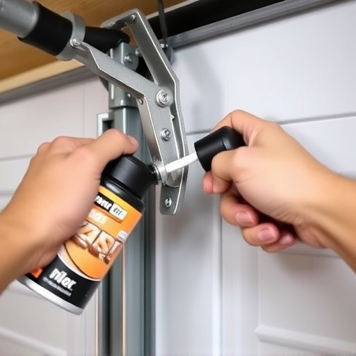 how to lubricate garage door rollers and hinges safely