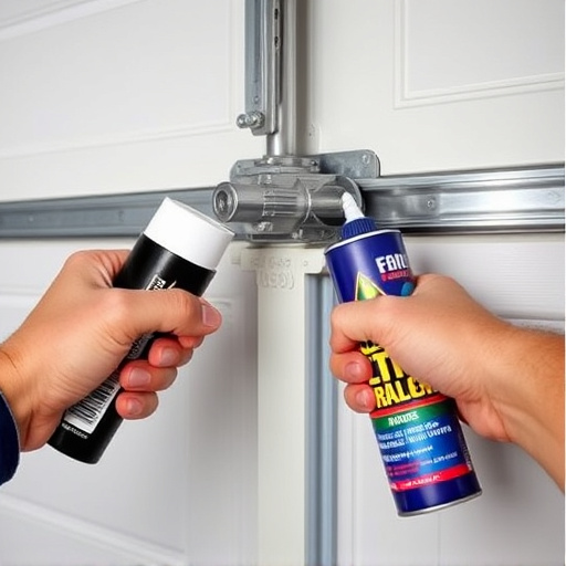 how to lubricate garage door rollers and hinges safely