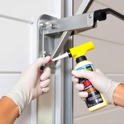 how to lubricate garage door rollers and hinges safely