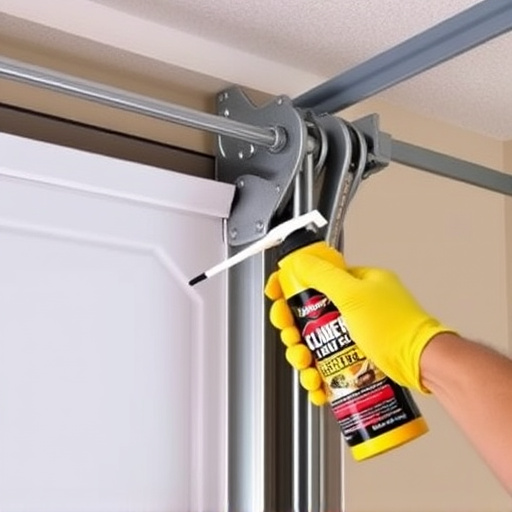 how to lubricate garage door rollers and hinges safely