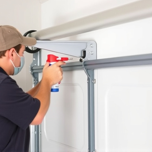 how to lubricate garage door rollers and hinges safely