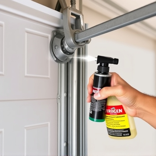 how to lubricate garage door rollers and hinges safely