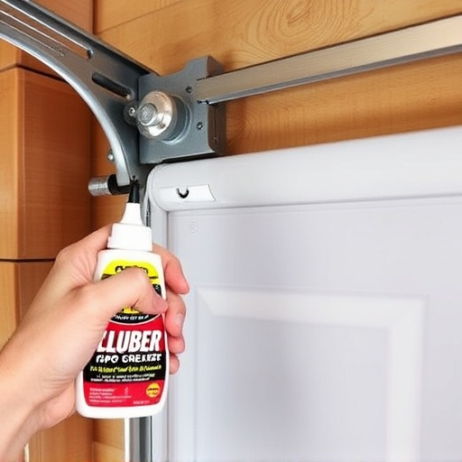 how to lubricate garage door rollers and hinges safely