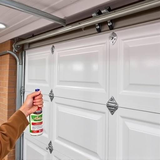 how to lubricate garage door rollers and hinges safely