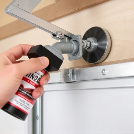 how to lubricate garage door rollers and hinges safely
