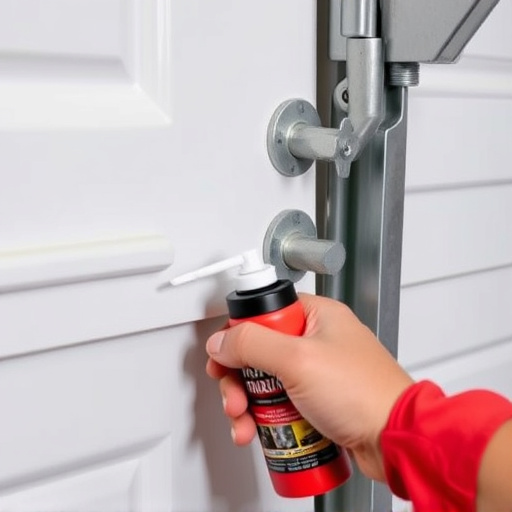 how to lubricate garage door rollers and hinges safely