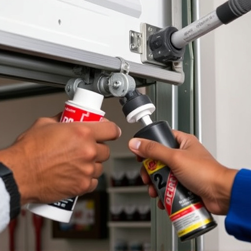how to lubricate garage door rollers and hinges safely