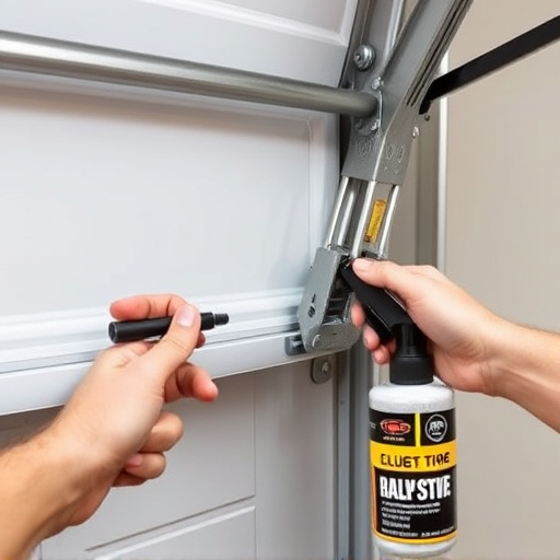 how to lubricate garage door rollers and hinges safely