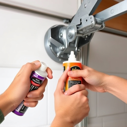 how to lubricate garage door rollers and hinges safely