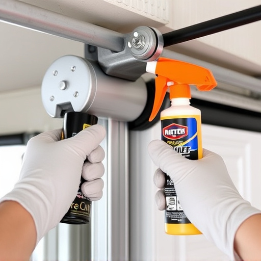 how to lubricate garage door rollers and hinges safely