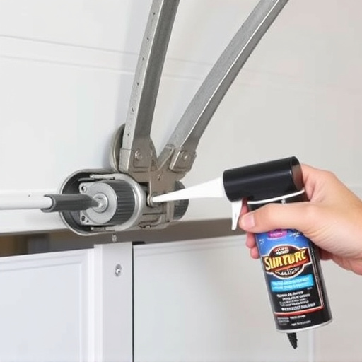 how to lubricate garage door rollers and hinges safely