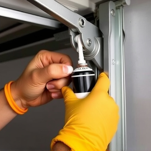 how to lubricate garage door rollers and hinges safely