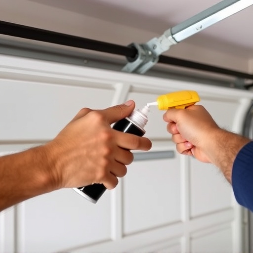 how to lubricate garage door rollers and hinges safely