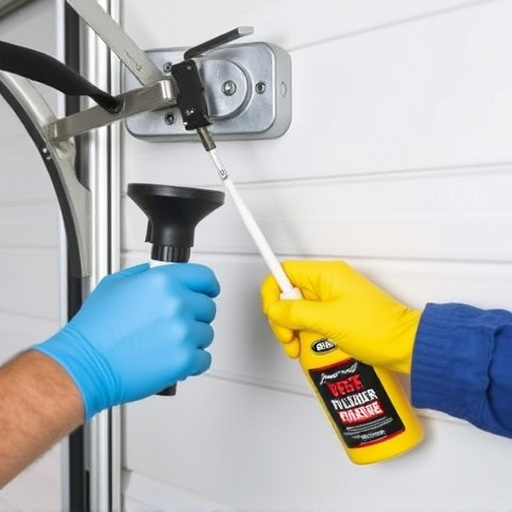 how to lubricate garage door rollers and hinges safely