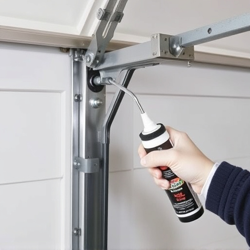 how to lubricate garage door rollers and hinges safely