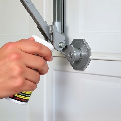 how to lubricate garage door rollers and hinges safely