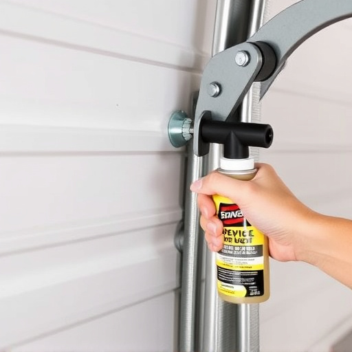 how to lubricate garage door rollers and hinges safely