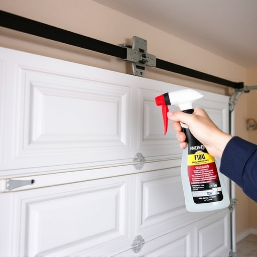how to lubricate garage door rollers and hinges safely